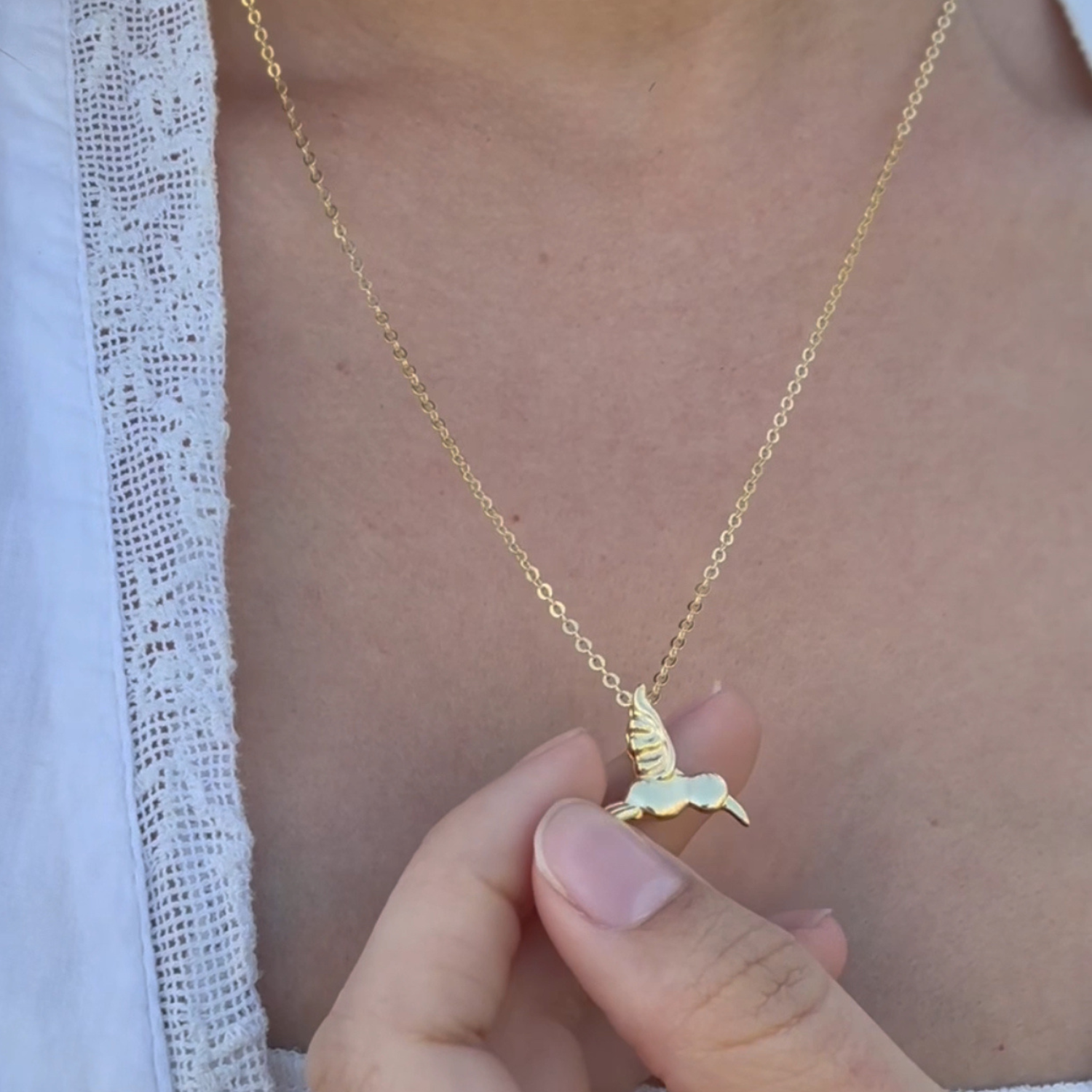 COLLAR COLIBRÍ "GOLDEN EDITION"
