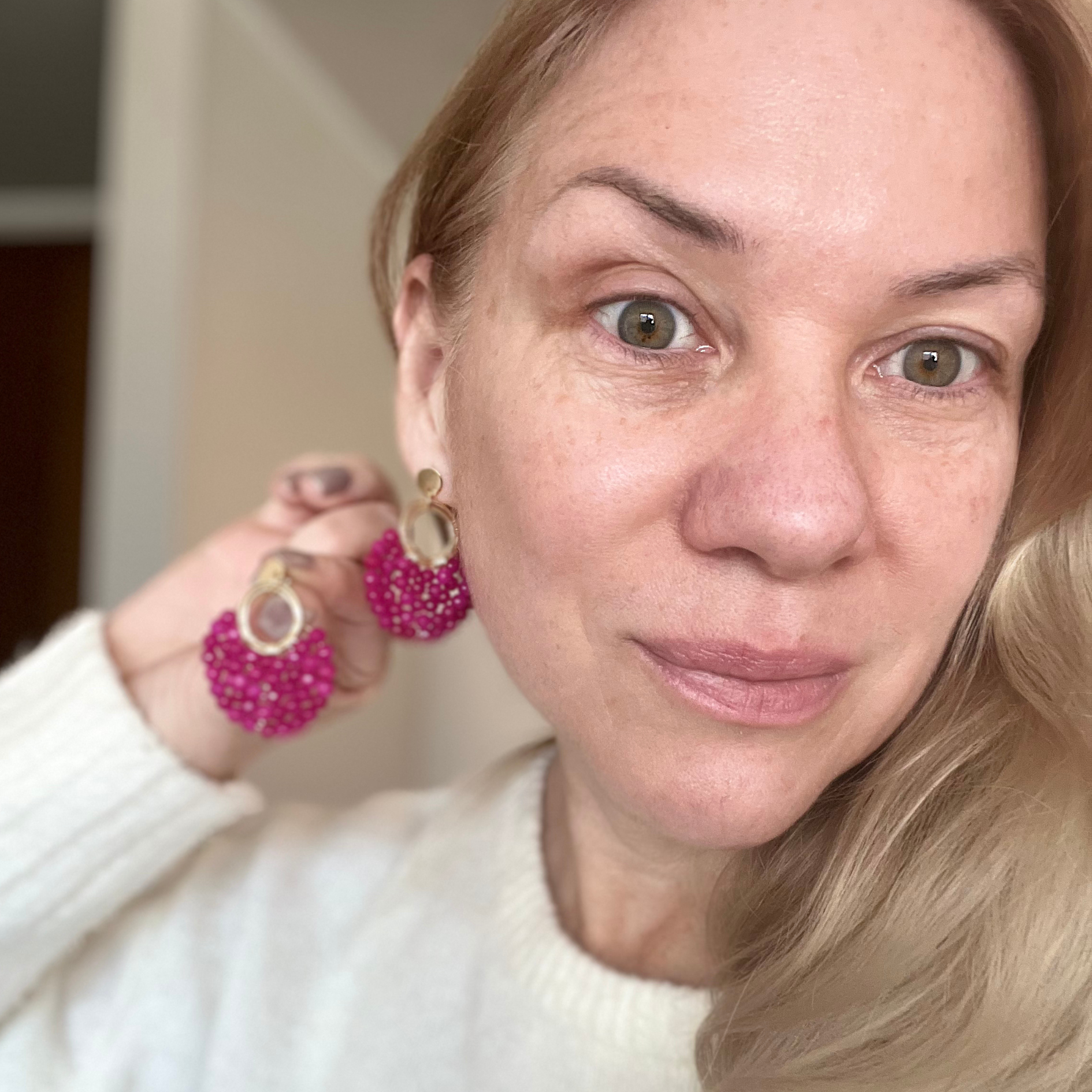 ¡NUEVOS! AROS BODES FUCSIA