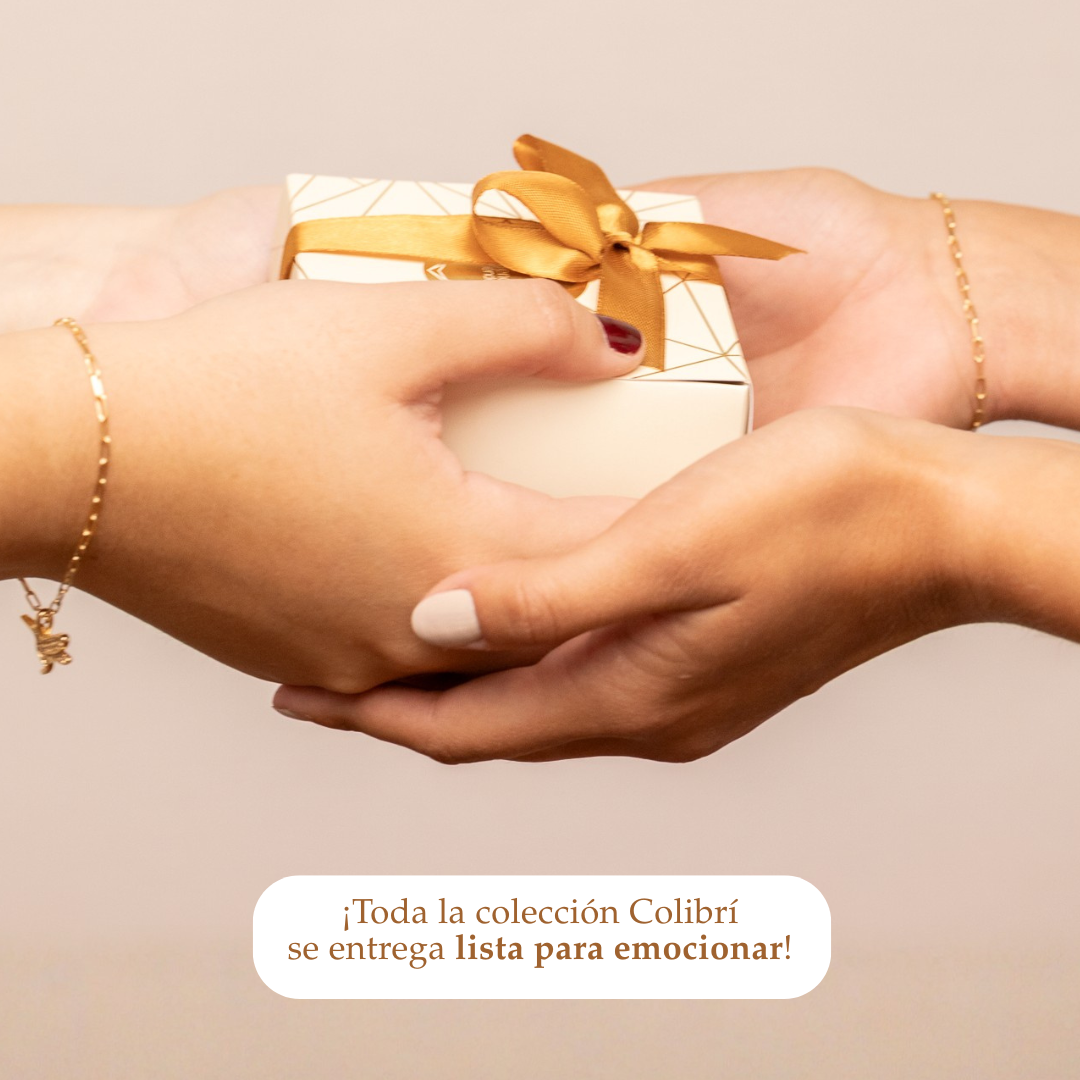 NUEVO ANILLO COLIBRI "ALMA ETERNA" BAÑO DE ORO 18K (AJUSTABLE)