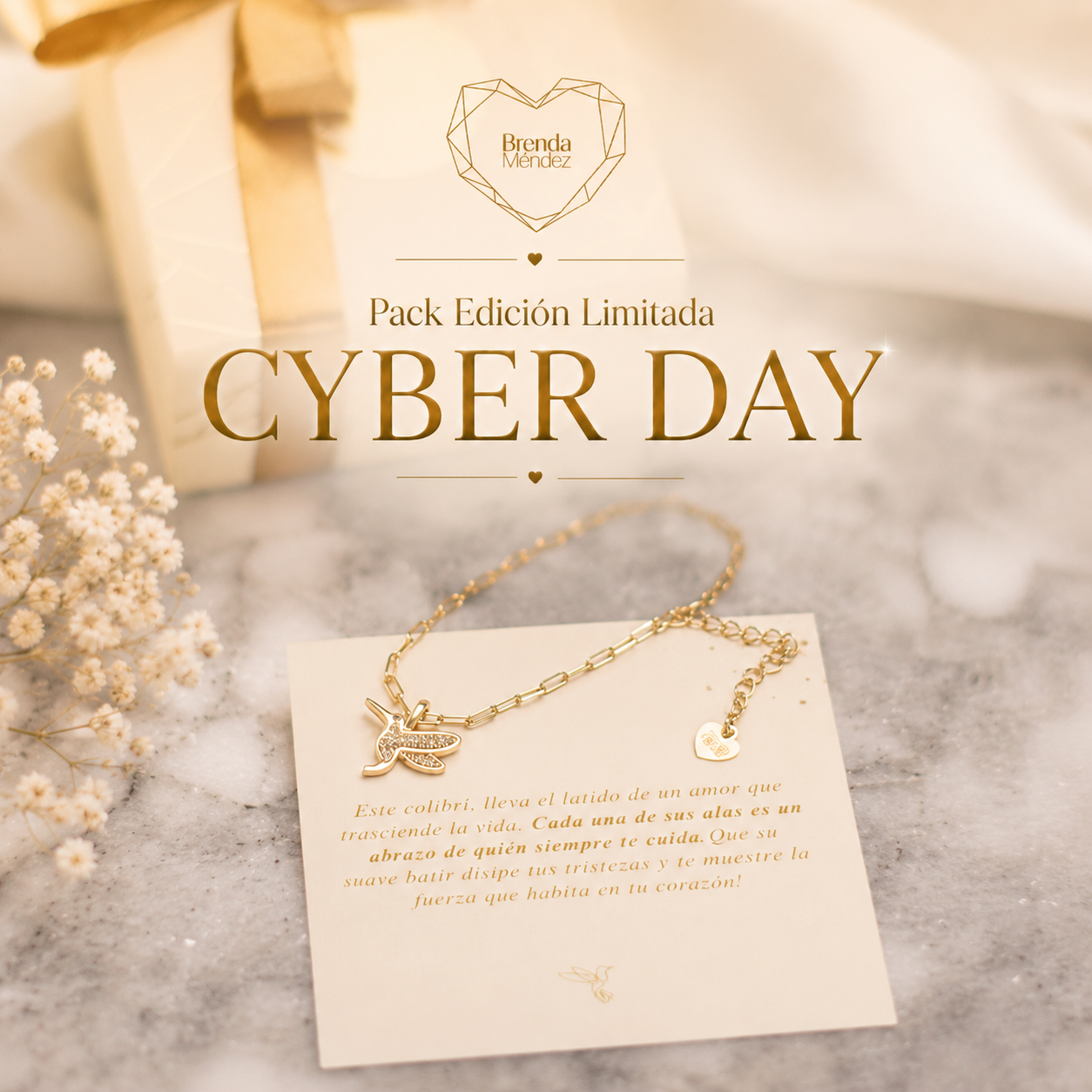 PACK COLIBRÍ CYBER "PULSERA + AROS DE REGALO"