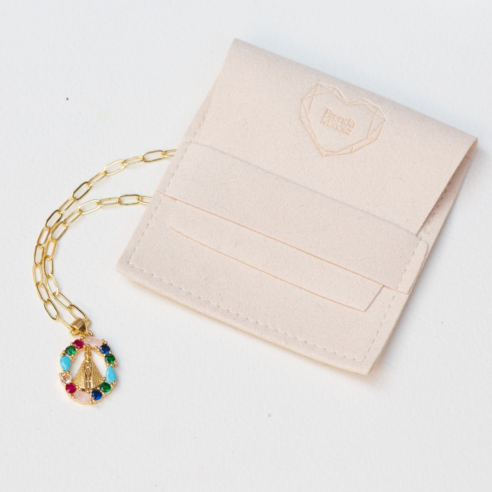 Collar Virgencita Multicolor