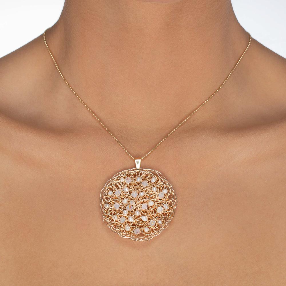 COLLAR FLORENCIA BLANCO