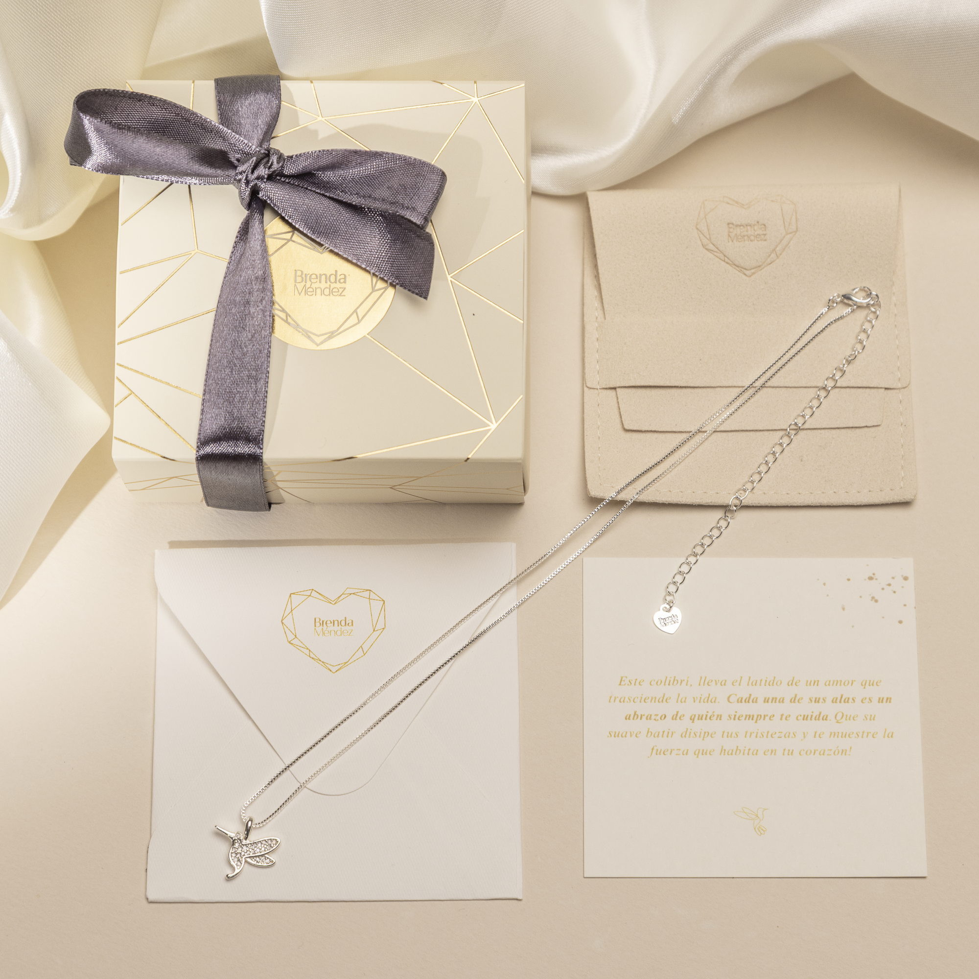 NUEVO COLLAR COLIBRÍ "ALMA ETERNA" EN PLATA