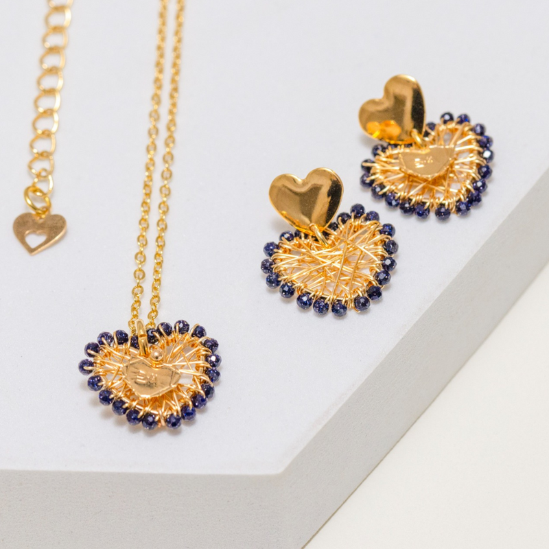 CONJUNTO "GRATITUD" EN AZUL ESTRELLADO "EDICIÓN LIMITADA ESPECIAL"