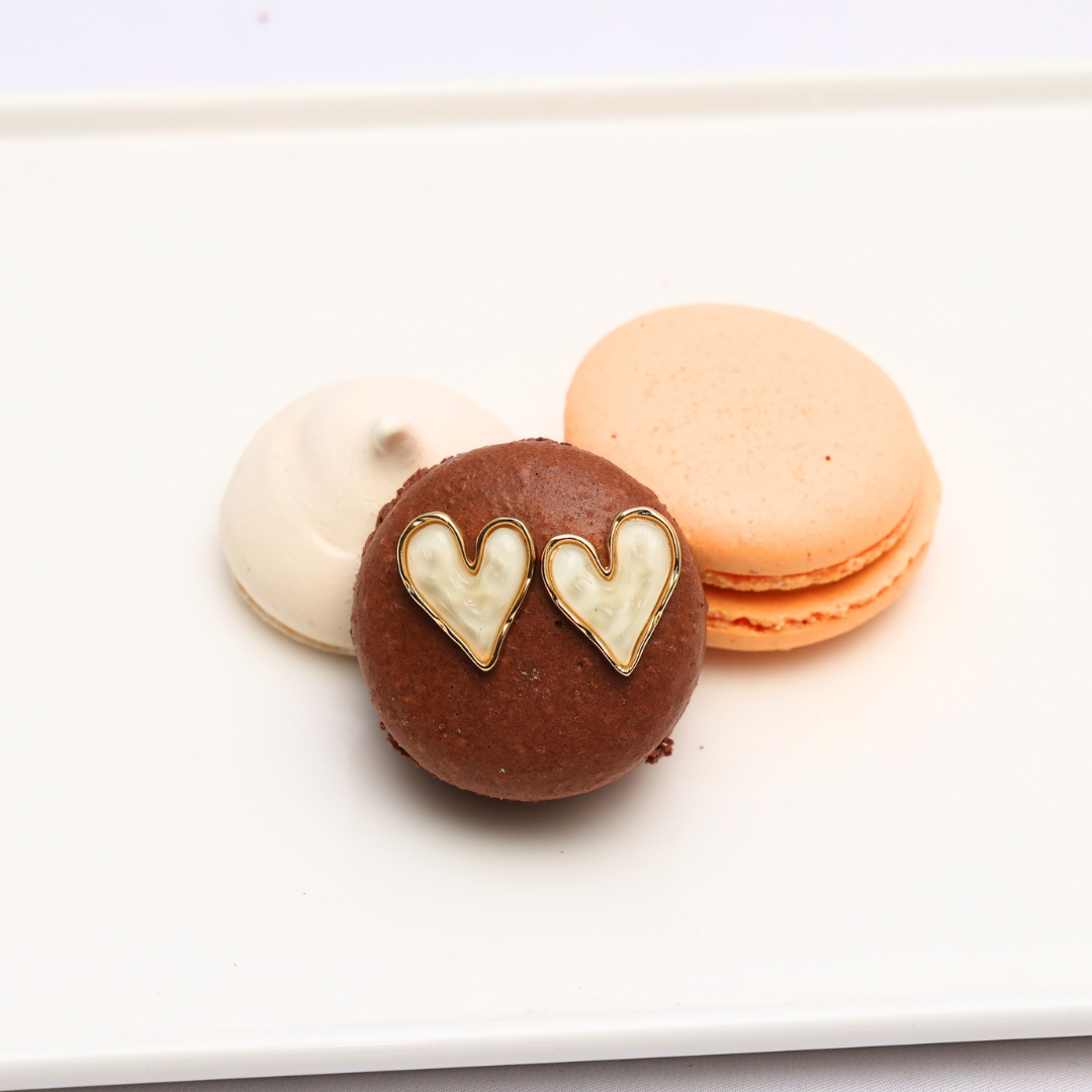 Aros Corazón VIVA — Baño de Oro 18K