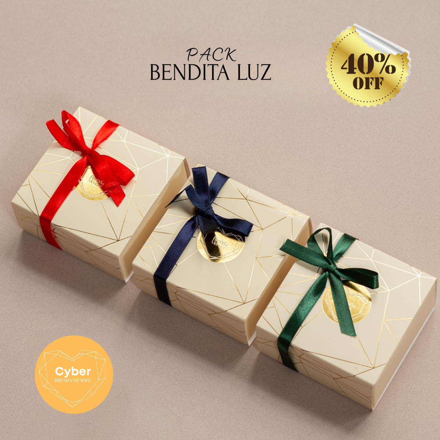 Pack "BENDITA LUZ" 3 DISEÑOS ÚNICOS