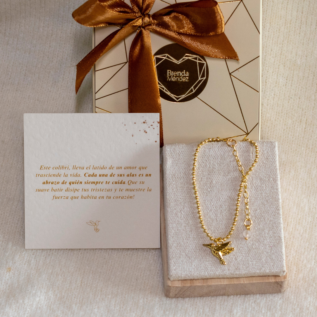 NUEVA PULSERA COLIBRÍ "UN AMOR QUE TRASCIENDE A LA VIDA""