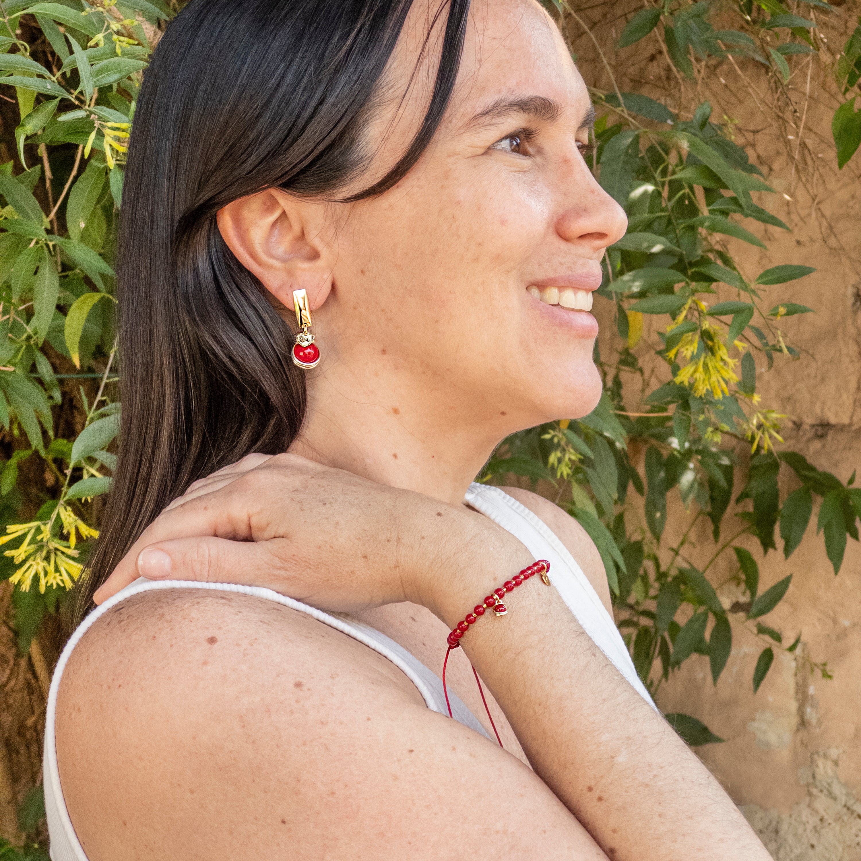 Pulsera "Vibranza" Roja - Para tu protección ♥️