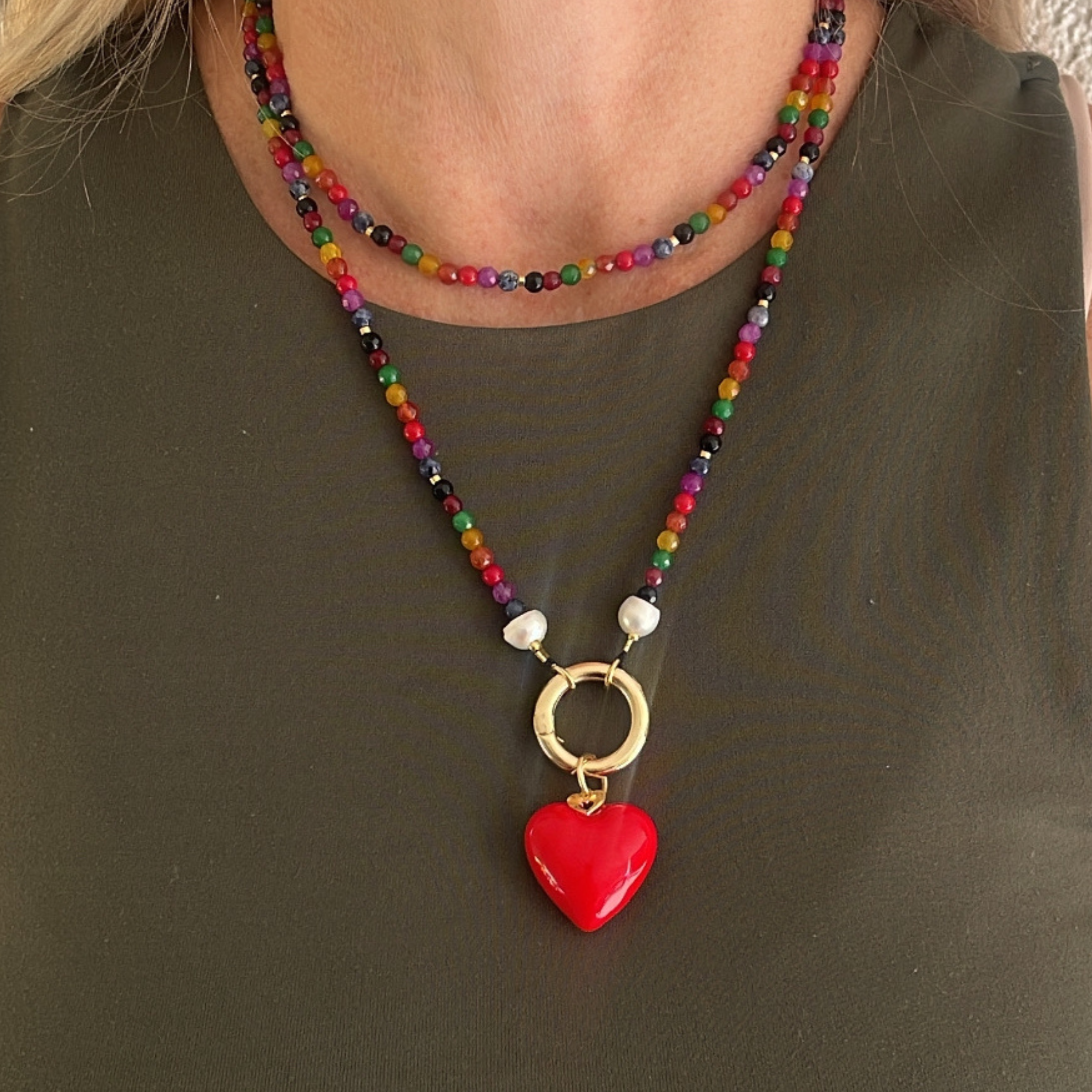 COLLAR LATIDOS DE AMOR "VERSIÓN LARGO"